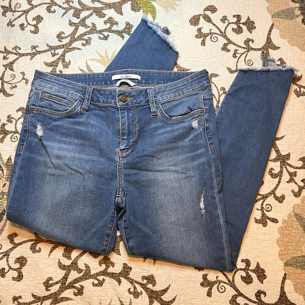 Sam Edelman Women's Kitten Mid Rise Crop Jean 32 - 997
